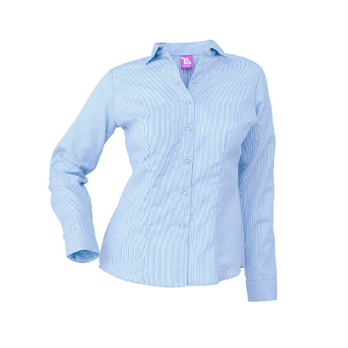 CAMISA BBO MIL RAYAS DAMA MANGA LARGA - Vista 2